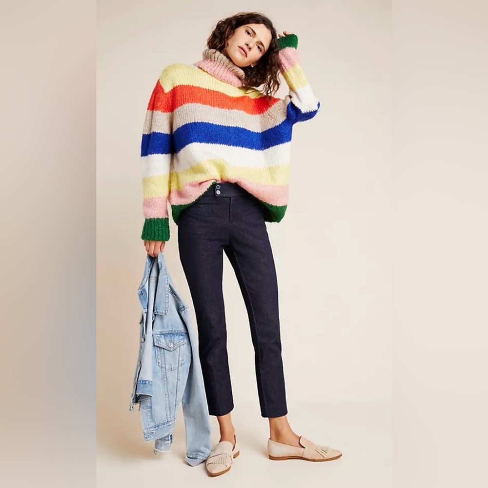 Anthropologie The Essential Slim Denim Trousers